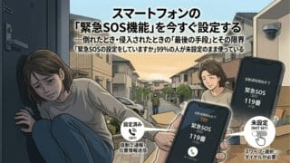 スマートフォンの「緊急SOS機能」を今すぐ設定する—倒れたとき・侵入されたときの「最後の手段」とその限界