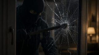 防犯フィルムを窓に貼るだけで、ガラス破りに何秒耐えられるか—「数秒で突破される窓」が「5分以上かかる窓」に変わる仕組み